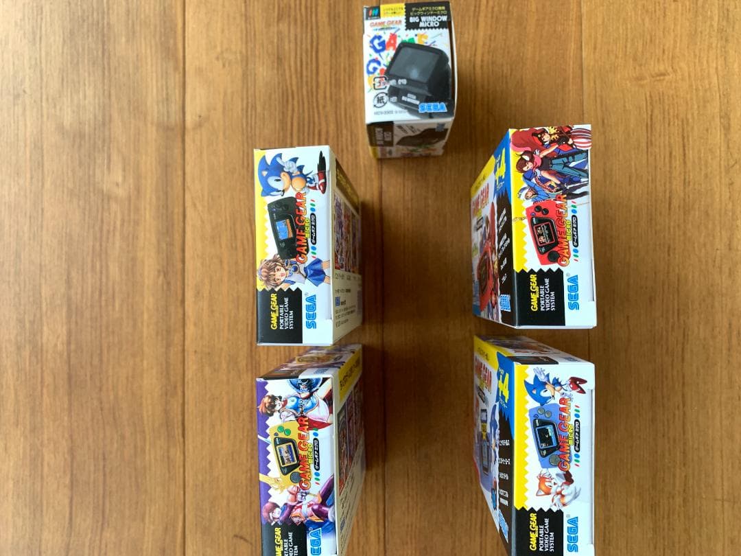 ゲームギアミクロ game gear micro 4種類セット＋ビッグウィンドー
