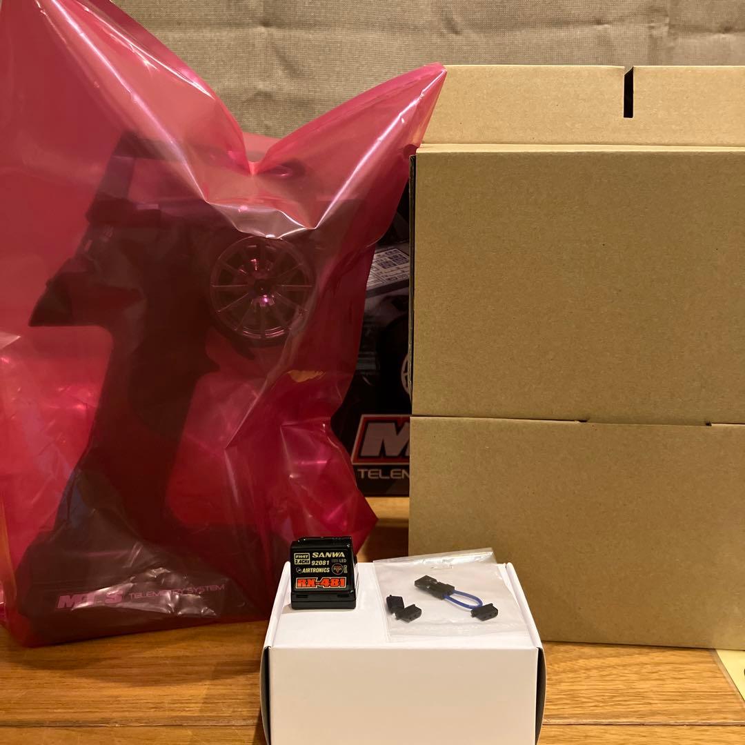 【使用少・美品】サンワ MT-S プロポ+受信機RX-481プライマリーコンボ