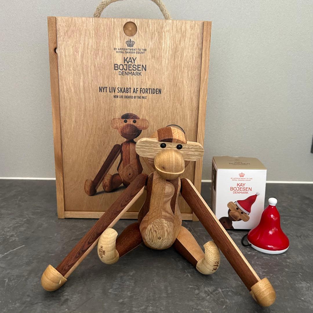 置物 Kay Bojesen Wooden Monkey small 70 AR