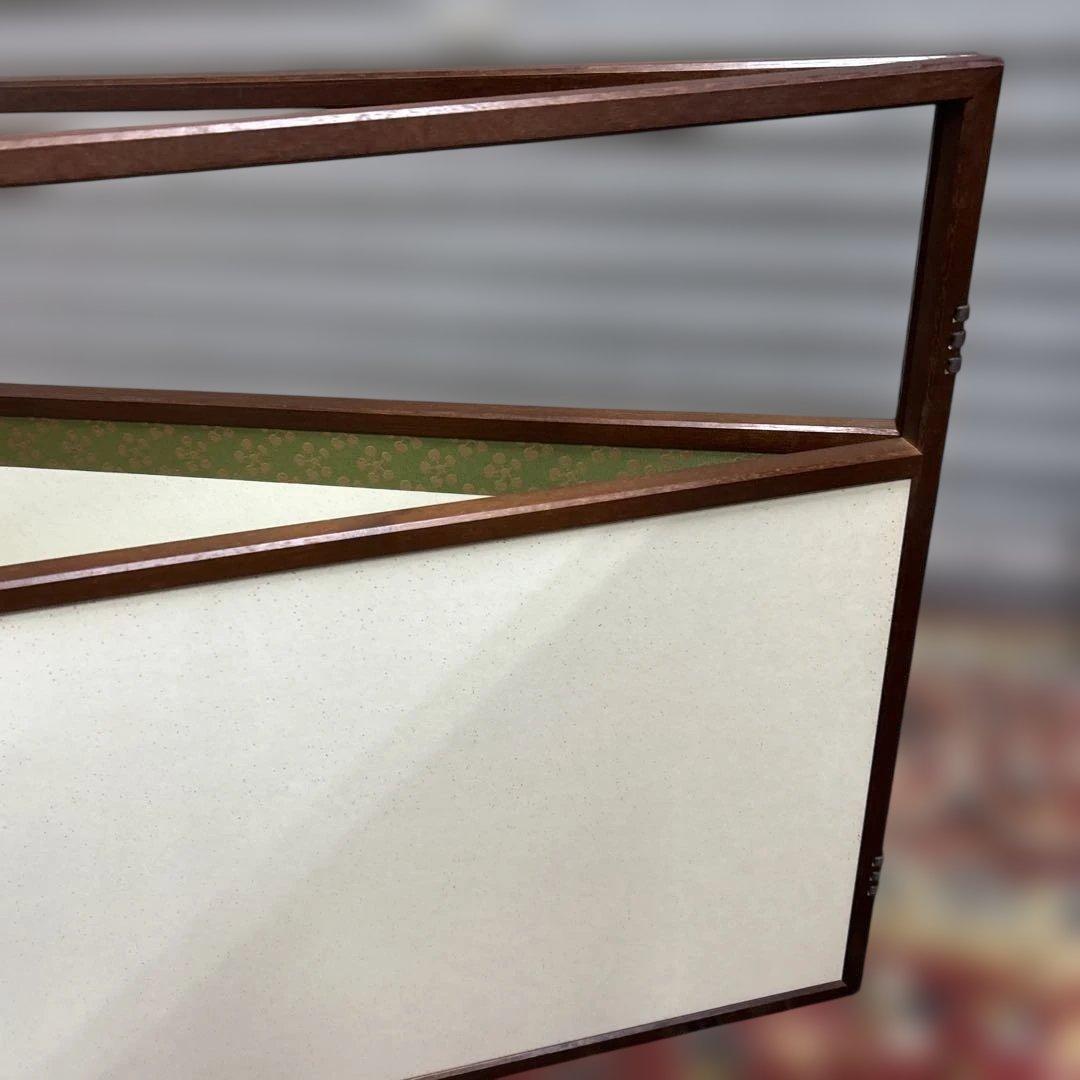 8*8様 茶道具 溜塗 利休梅 風炉先屏風 裏チラシ 両面使い 上透かし