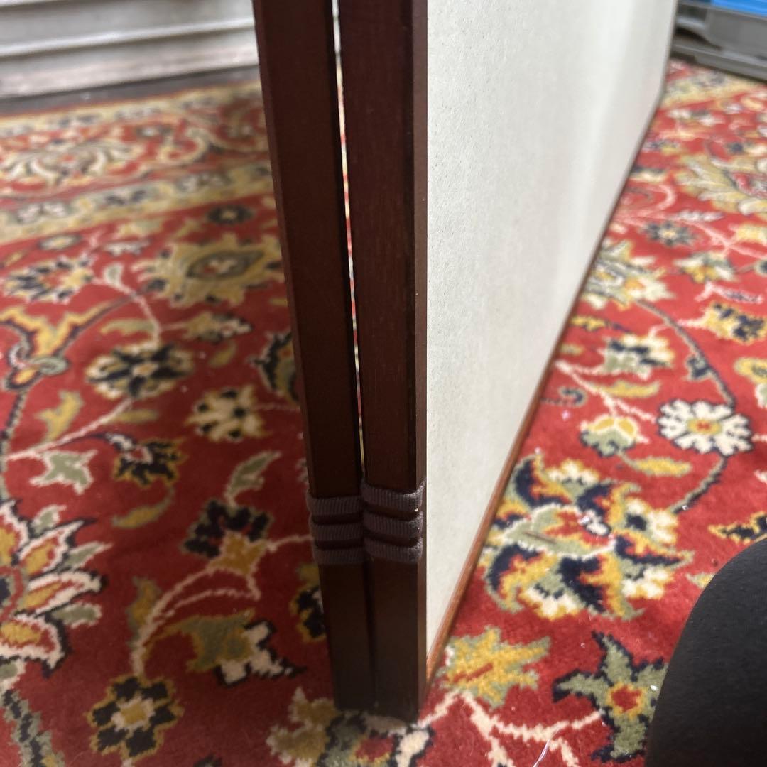 8*8様 茶道具 溜塗 利休梅 風炉先屏風 裏チラシ 両面使い 上透かし