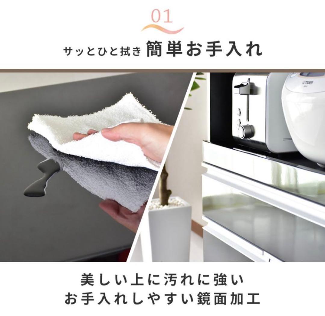 キッチンカウンター ホワイト マーブル