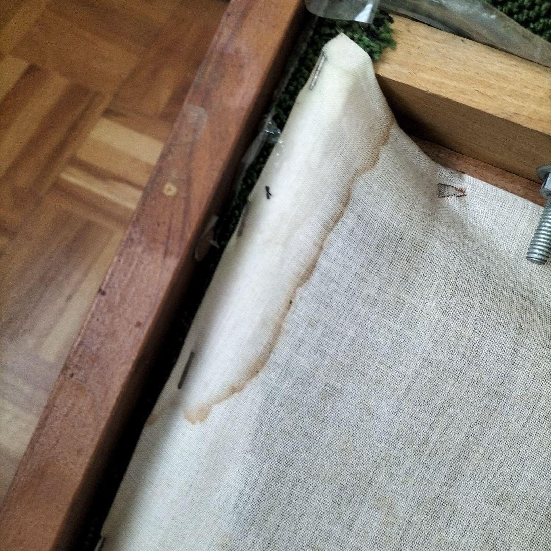 オールド　カリモク　Kチェア　グリーン