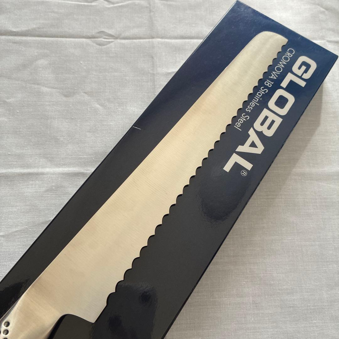 GLOBAL グローバル　パン切りナイフ 22cm G-9【新品・未使用】