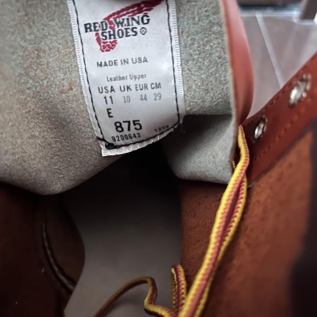 新品未使用 レッドウィング 875 アイリッシュセッター ブーツ 11E