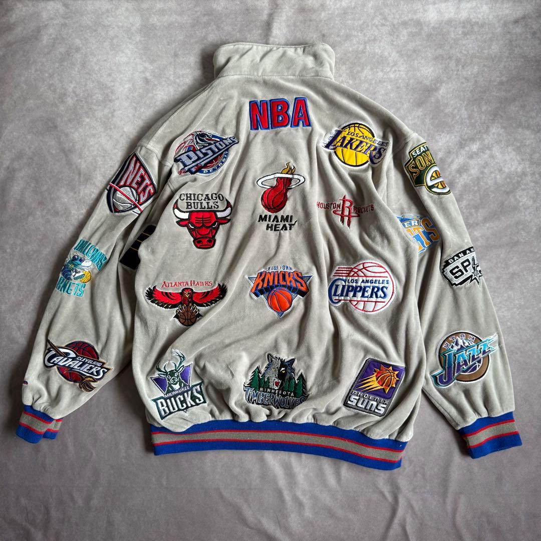 コムドットゆうた着用 unique NBA ベロアジャケット M コリア製