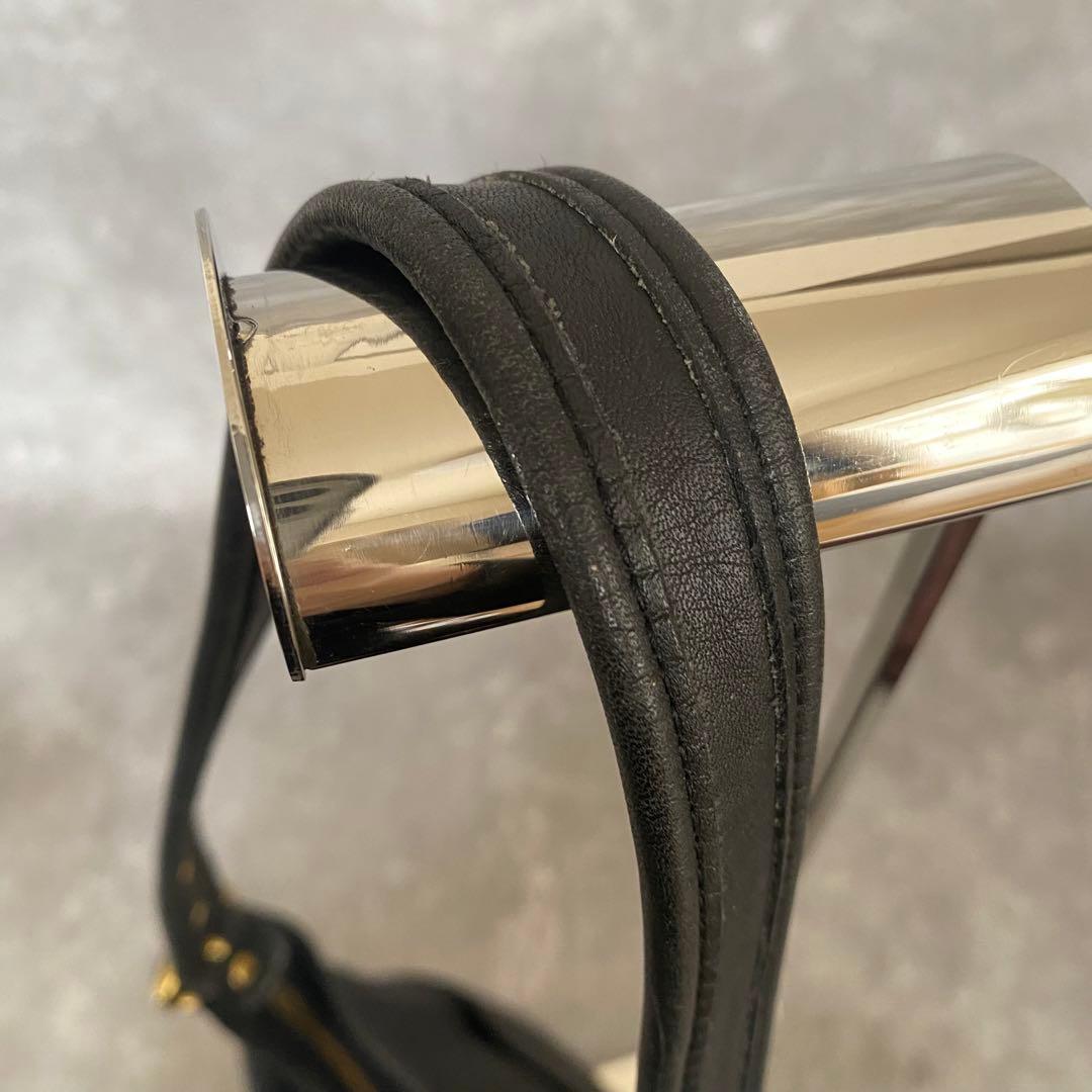 美品　オールドコーチ　ワンショルダーバッグ　オールレザー　金具　ブラック 黒