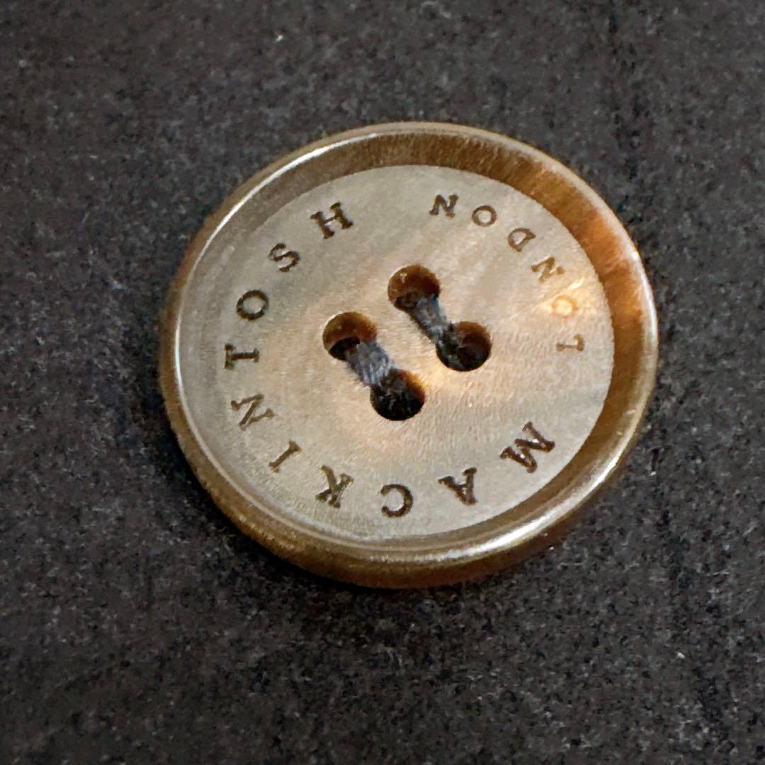 新品同様✨　マッキントッシュ　ロンドン　ピーコート　カシミヤ　36 ブラック　黒