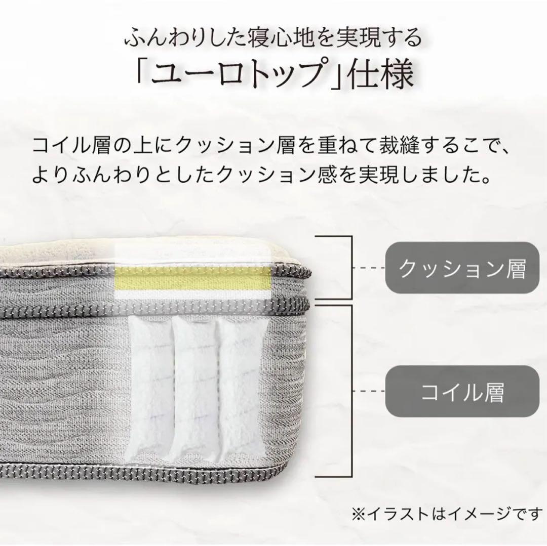 【極美品】Simmons Beautyrestピロートップ仕様 セミダブル送料込