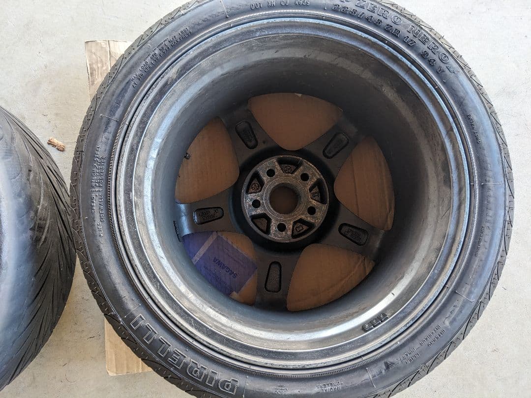 OZ　クロノ　pcd100 8j +35 再塗装前提　86等のドリケツに