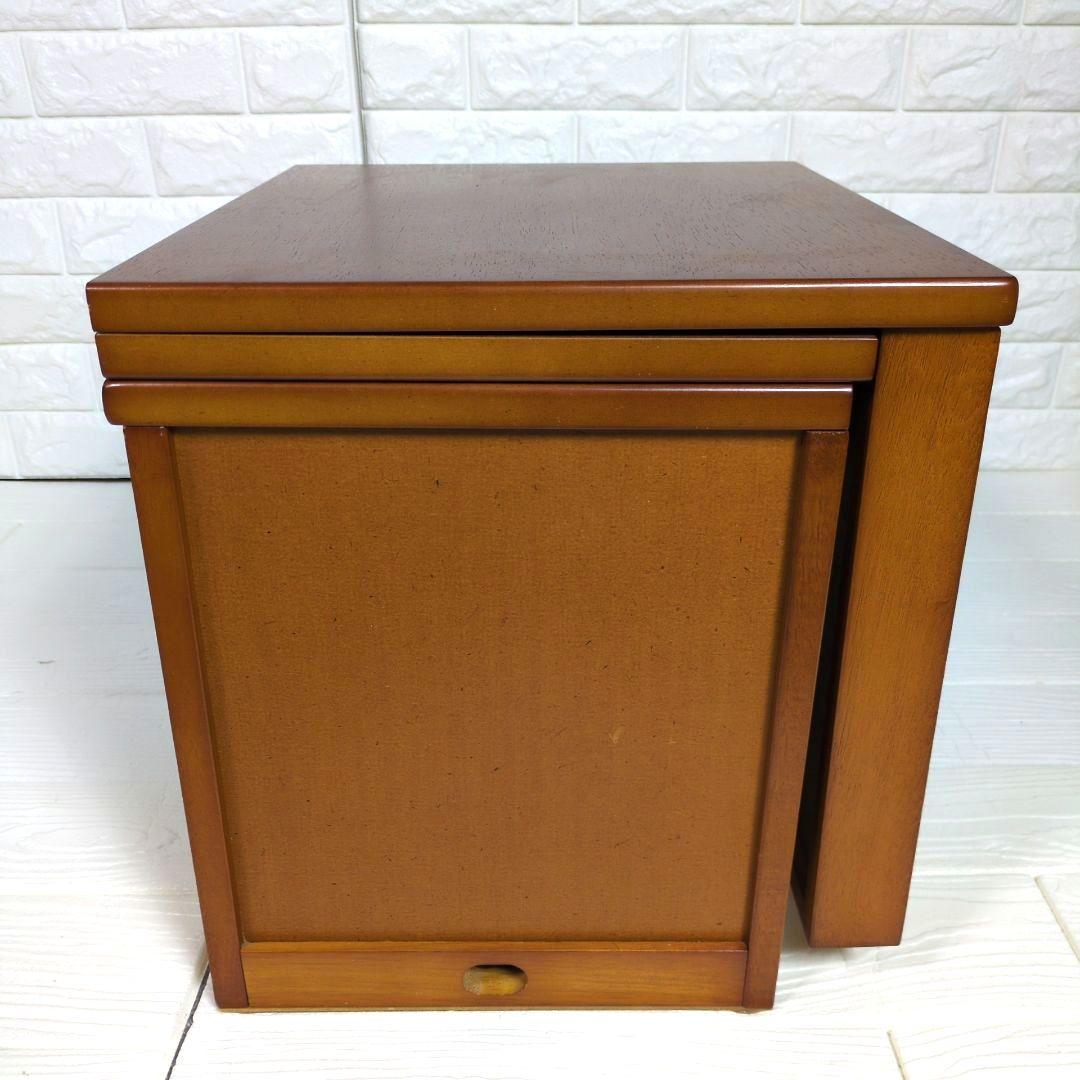 天然木　折りたたみ　文机　アンティーク　コンパクト　不二貿易