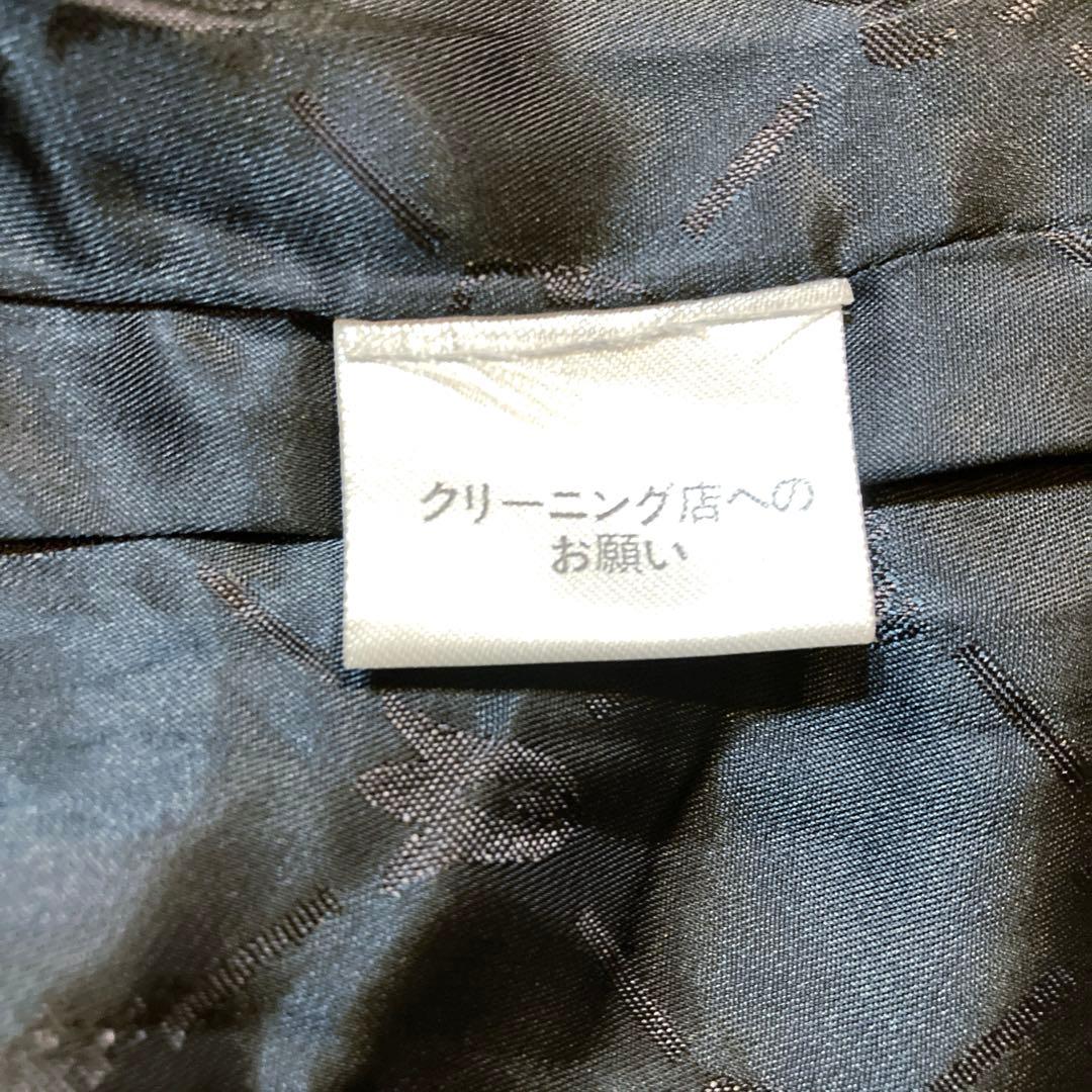 バーバリーブラックレーベル　ナポレオンコート　シャドーチェック　裏地モノグラム