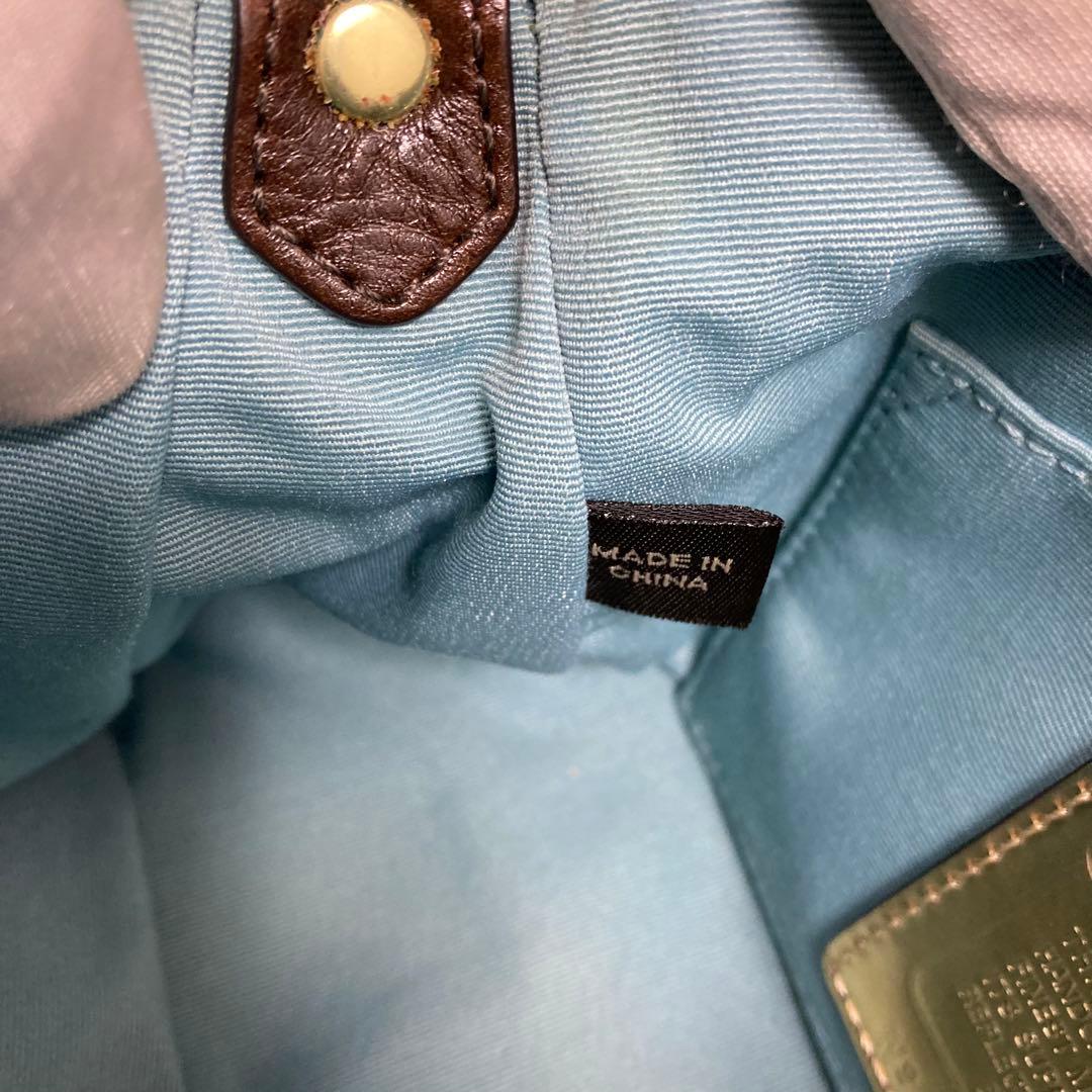 コーチ　COACH アクセサリーポーチ　オプアート ダークブラウン　y2k