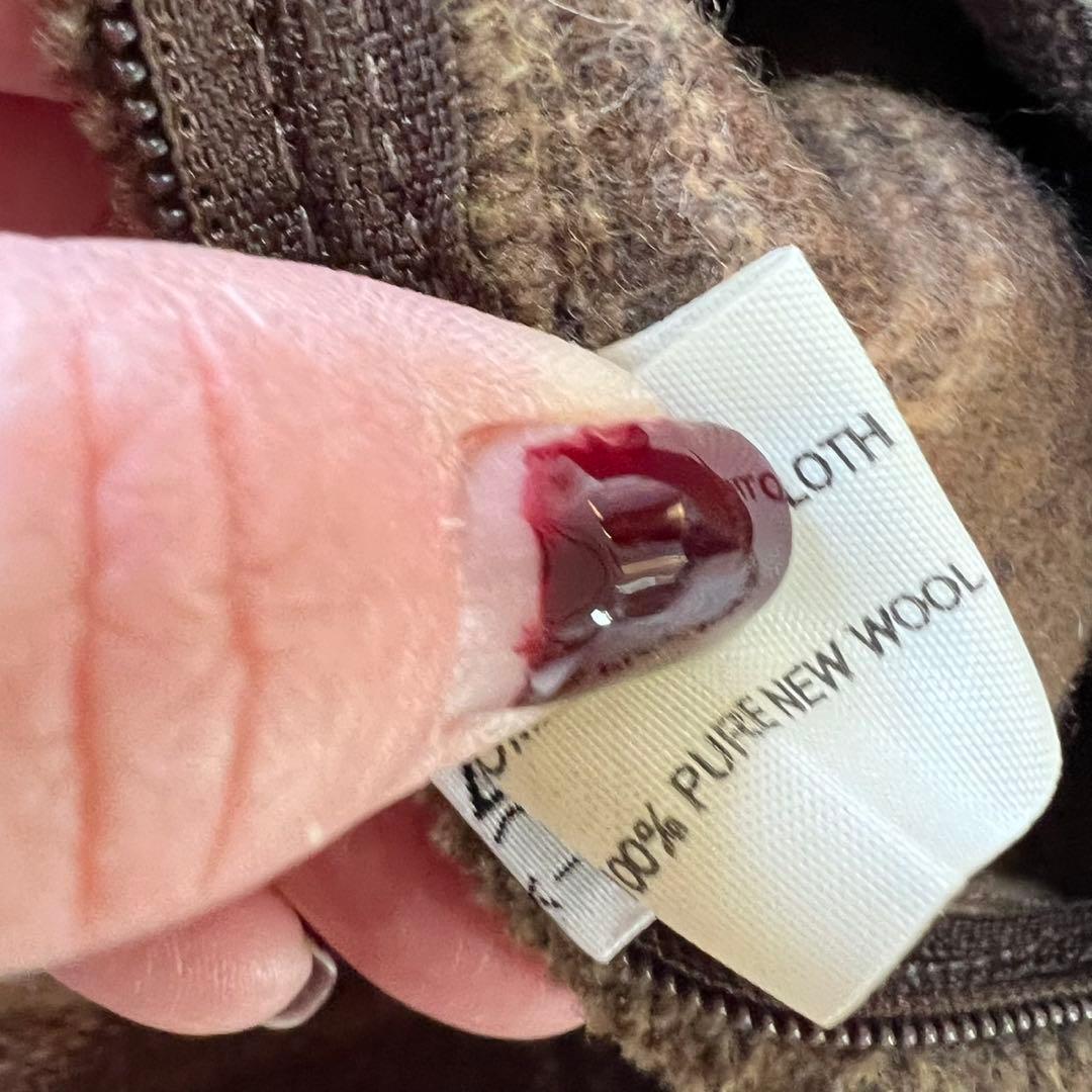 Dunhill ダンヒル ウールダッフルコート イングランド製 ヘリンボーン