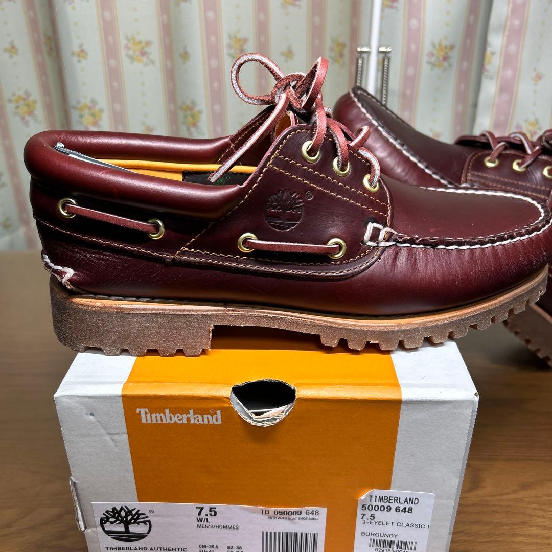 Timberland ティンバーランド 3eye バーガンディ　25.5