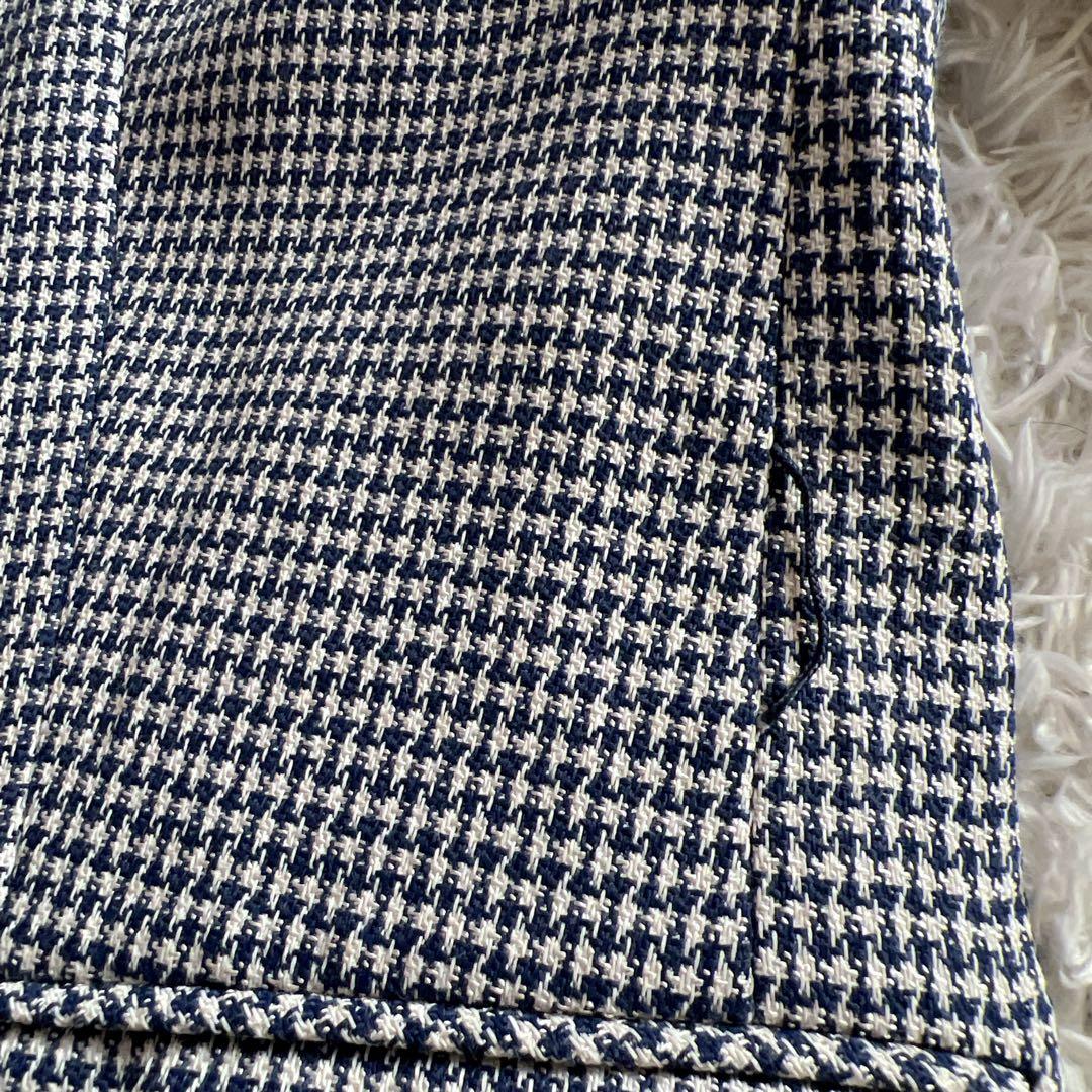 【TOMORROWLAND collection】ベルテッドジャケット チェック