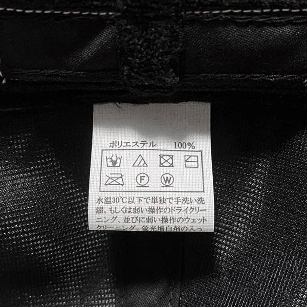 極美品 COOTIE ポリエステルツイルボールハット ブラックL タグ付属 帽子