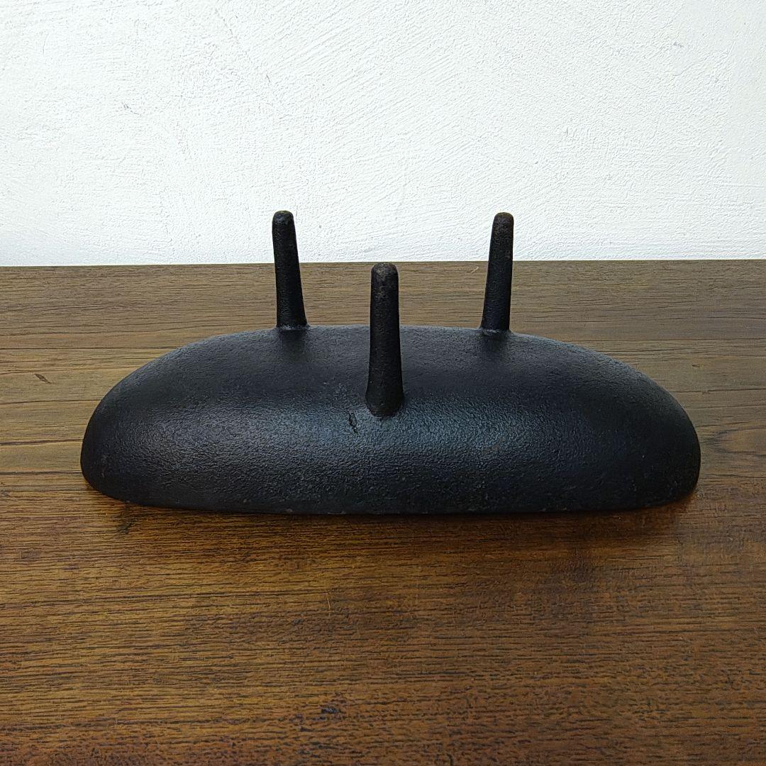 【mid century design】南部鉄器 花器 水盤 三ツ足