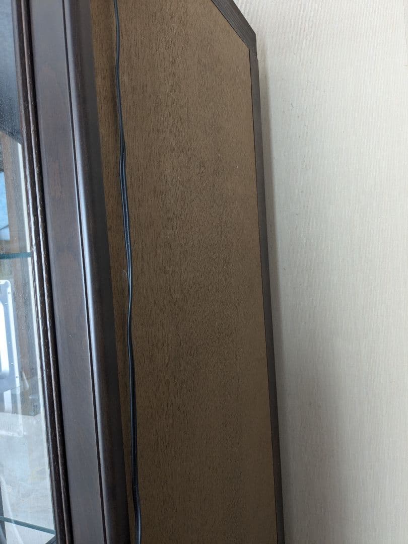 カリモク　アンティーク　コーナー　飾り棚　カップボード　キャビネット