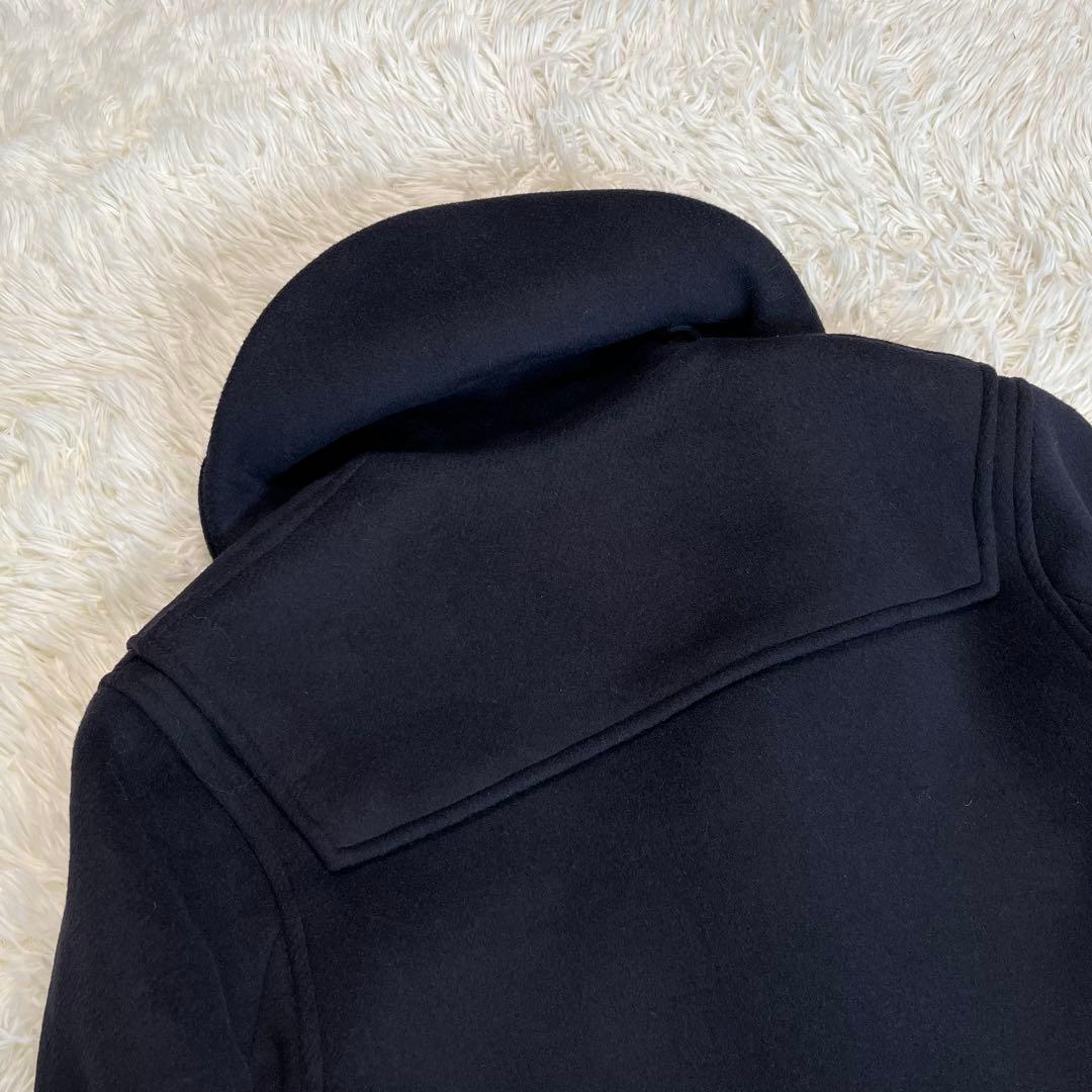 英国製✨グローバーオール ダッフルコート ネイビー　フード付　L相当