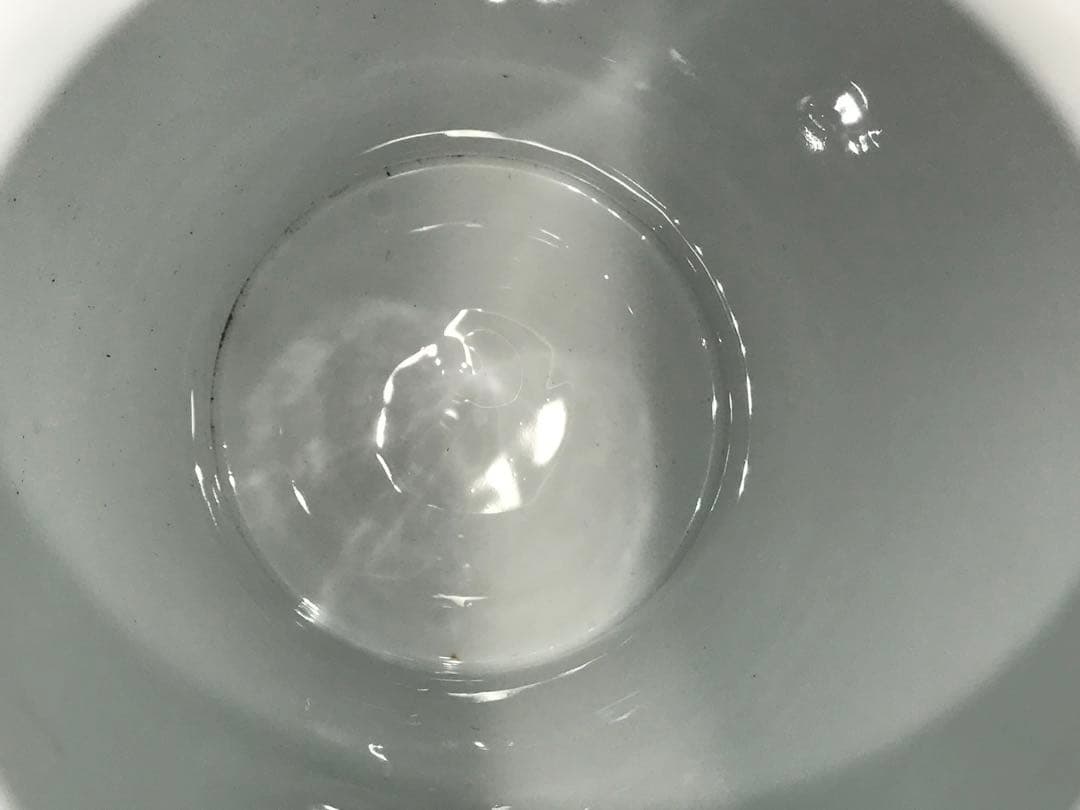 【経年保管品】大倉陶園　瑠璃金触葡萄　花瓶　フラワーベース　瑠璃　葡萄