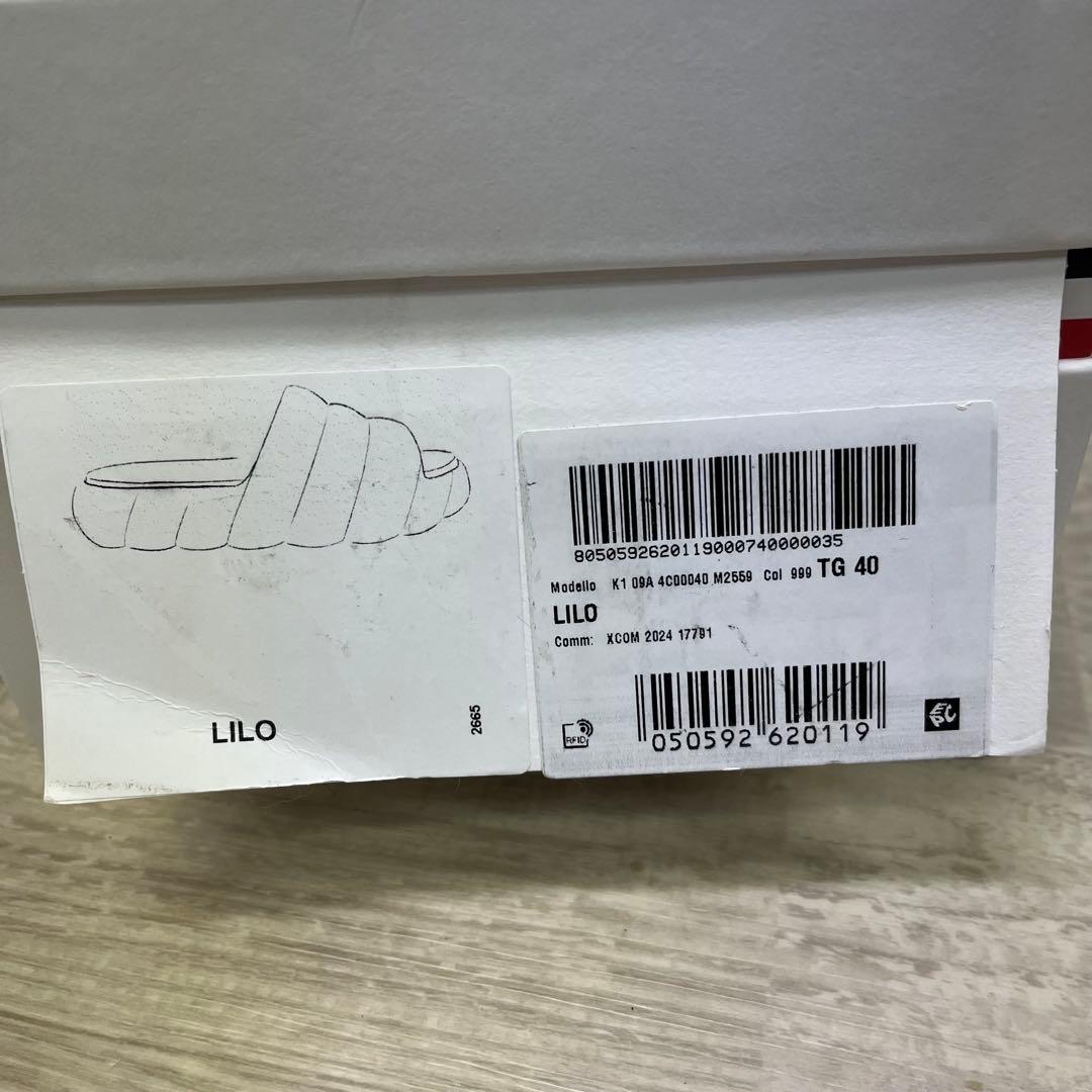 ゆ*こ様 新品未使用 MONCLER ブラック サンダル 40 【56b1529