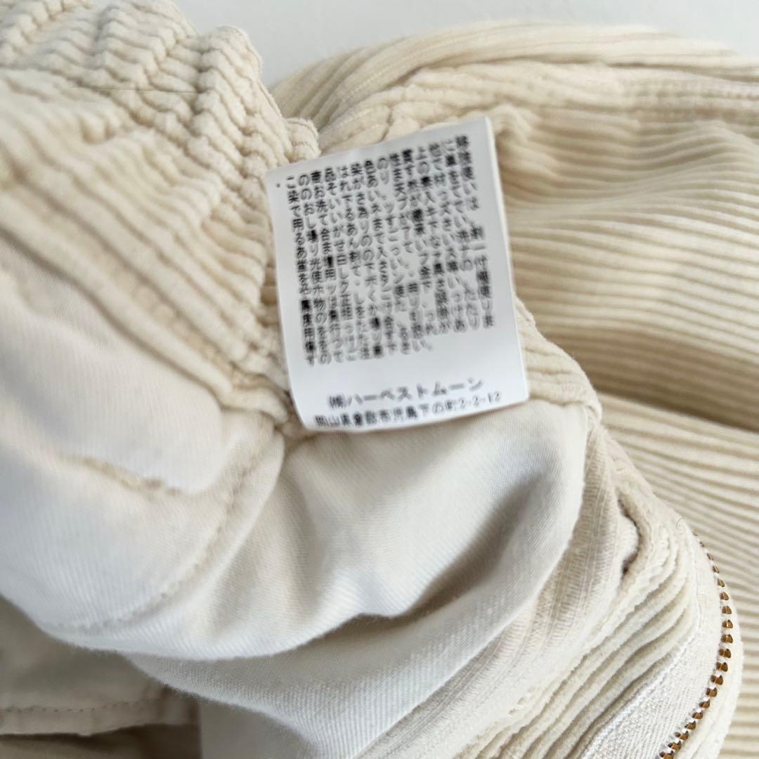 HARVESTY ハーベスティ サーカスパンツ　コーデュロイ