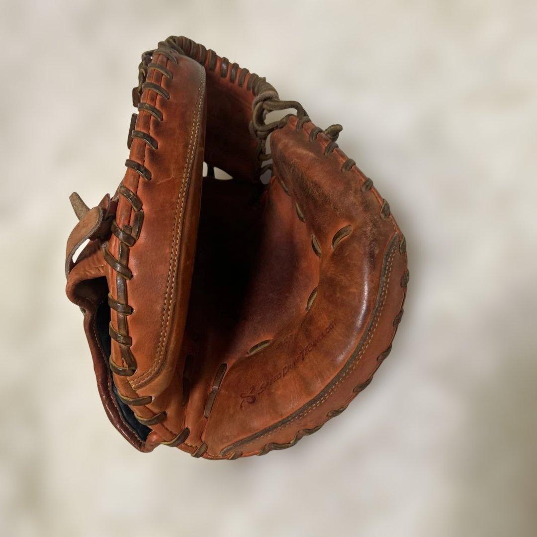 【良品】ミズノプロ キャッチャーミット 硬式　オレンジ　SDT-183