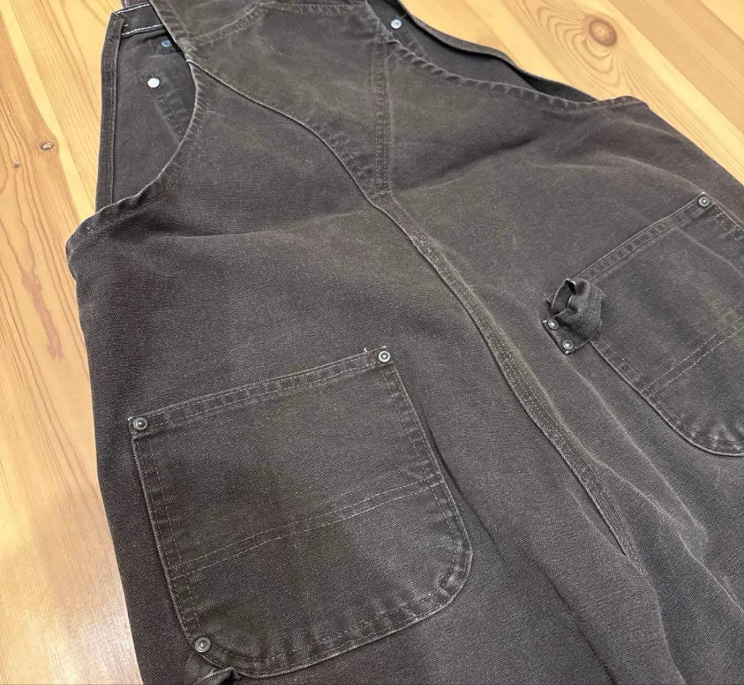 carhartt オーバーオール　38×34 ブラウン