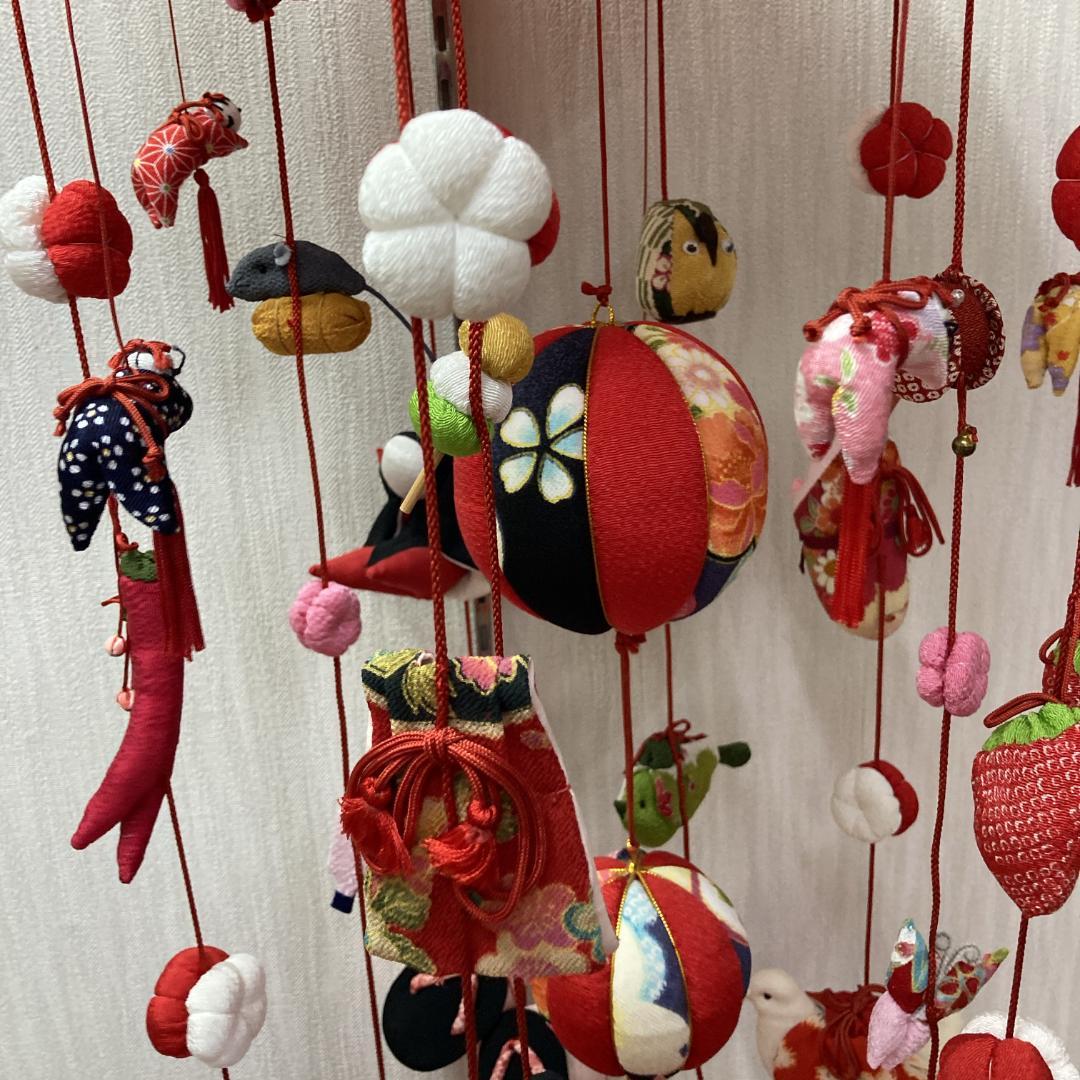 No.8　回転吊るし飾り　雛人形つるし雛　3月吊るし雛