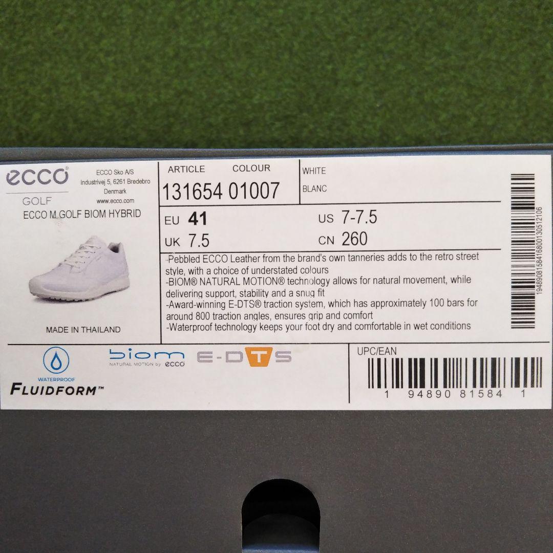 新品　エコー　131654-01007　 BIOM　HYBRID　ホワイト　41