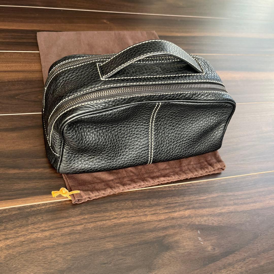 ☆トッズ☆セカンドバッグ☆メンズブラック☆