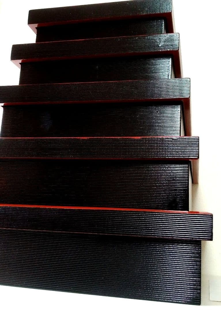 切溜 きりだめ 五段入れ子 栄重 さかえ重 5段重箱 木製 漆器