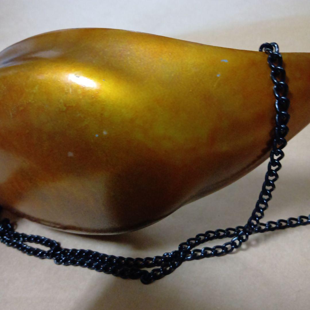 茶道具　唐銅吊舟花入