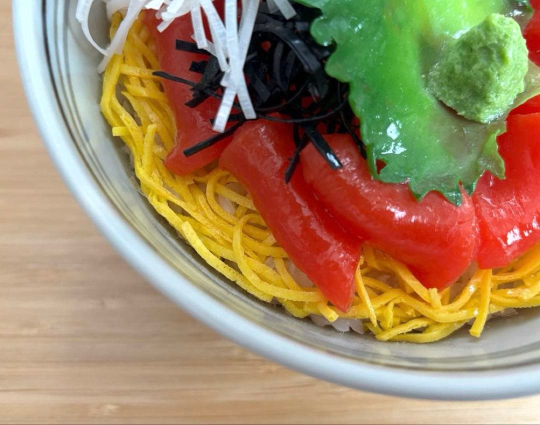 SALE✩.*˚イワサキ・ビーアイ 岩崎(株) 食品サンプル マグロ丼 置物