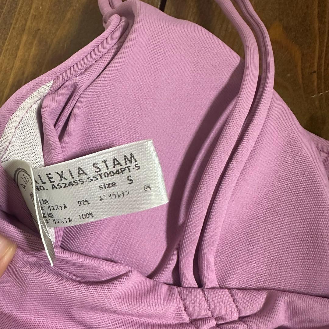 新品✨アリシアスタン　水着　トップス　チャーリー　Charlie ピンク　S