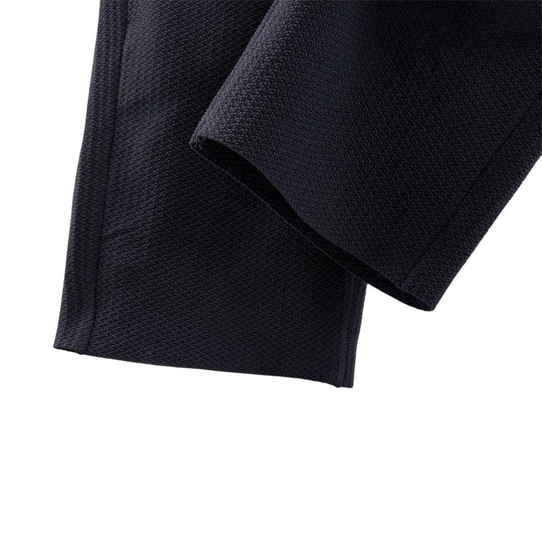 美品　G-Stage ネイビー リブ編みセットアップ　ストレッチ　L