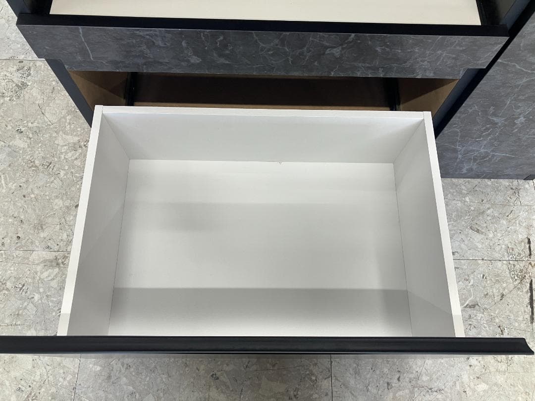 食器棚 ブラック