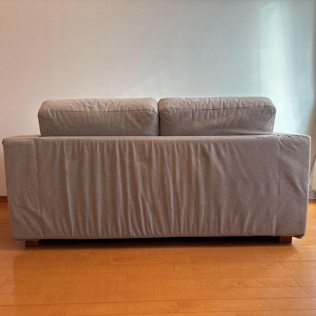 MUJI 無印良品　2人掛け　ソファ　事務