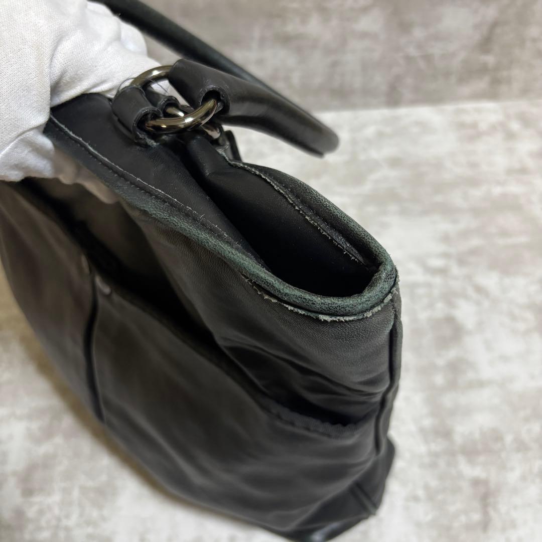 H251 Moncler モンクレール　ハンドバッグ　ブラック　大容量　A4収納