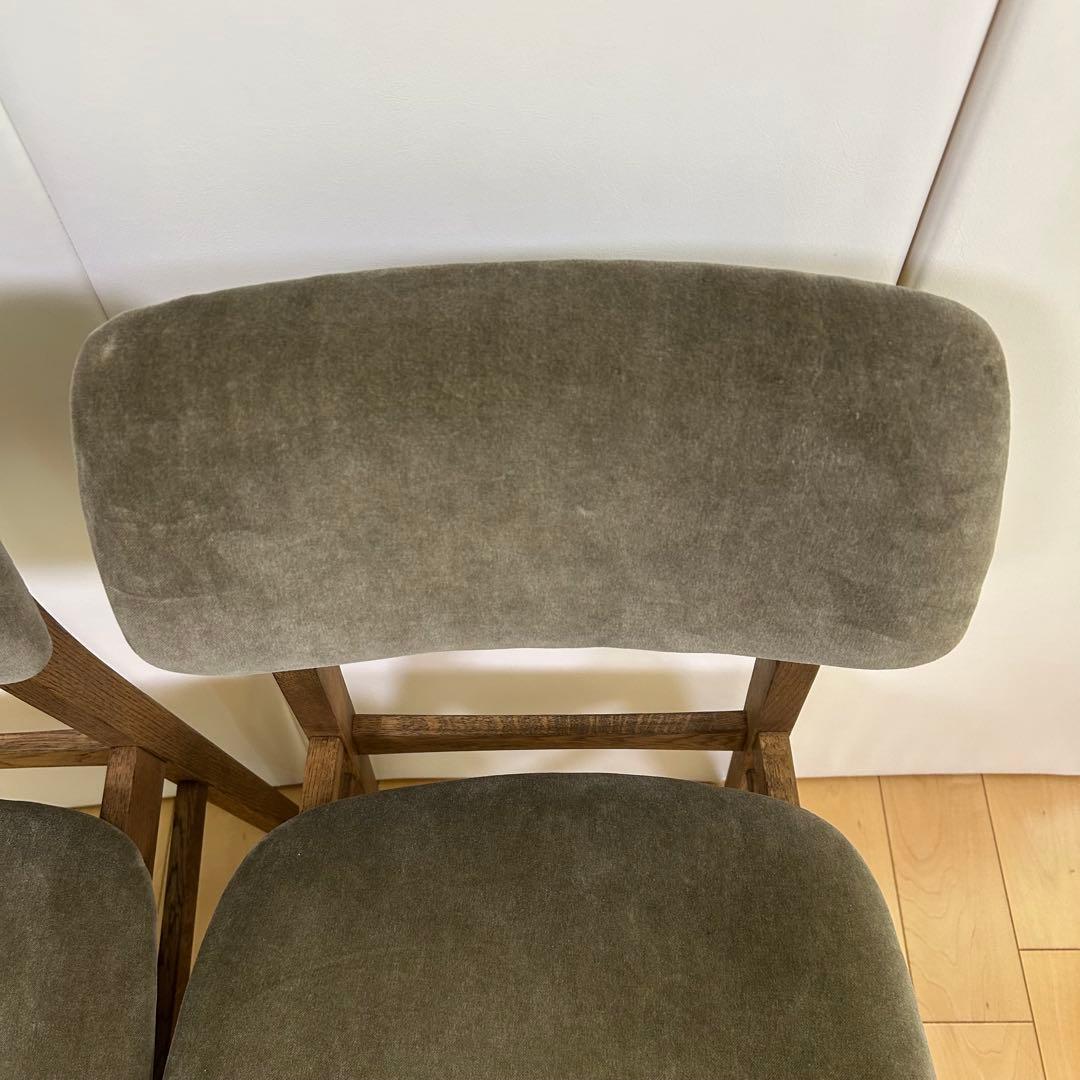 crashgateクラッシュ　パッドチェア WF-2 VELVET ASH 2脚