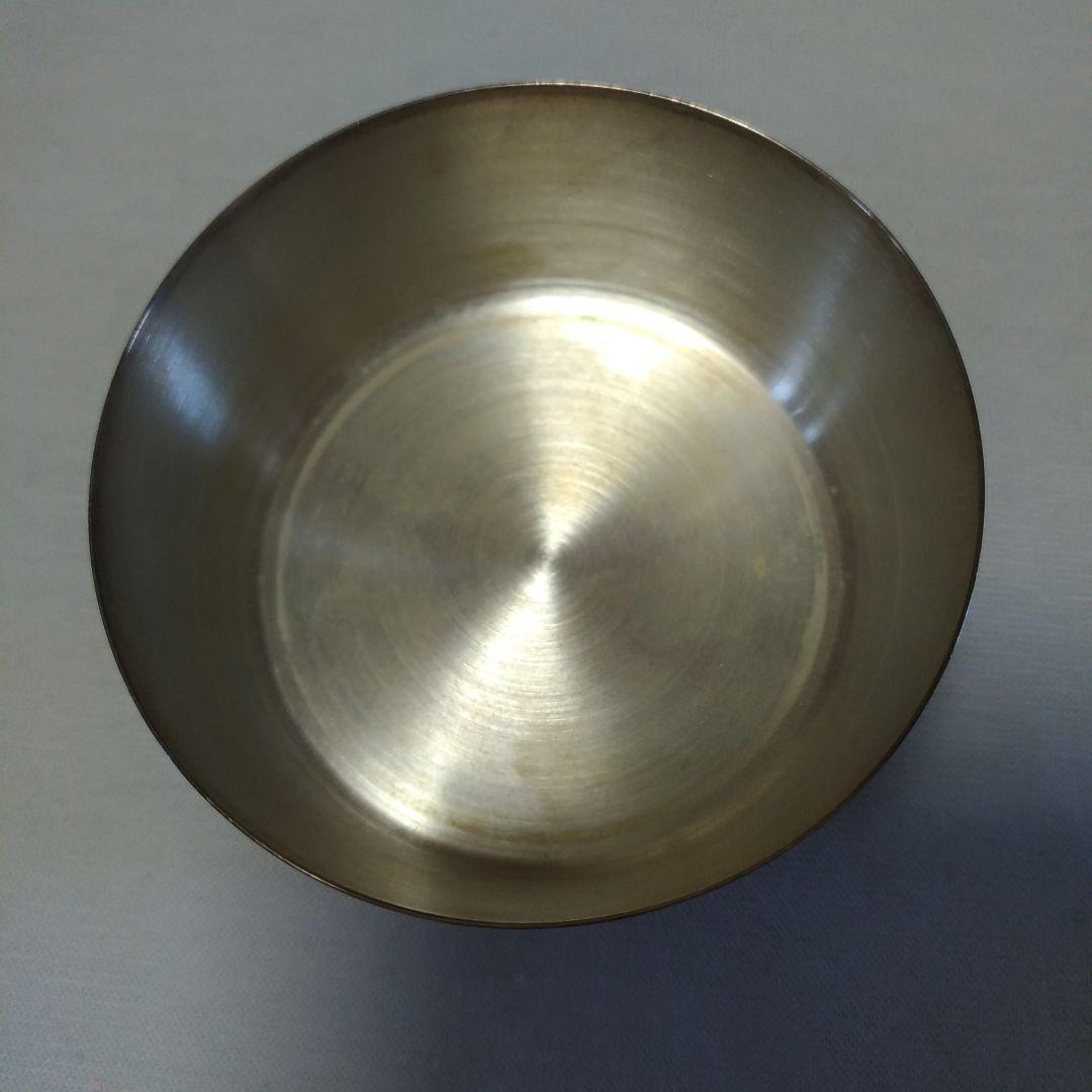 銀製。シルバー970。ボンボニエール。小物入れ。折り鶴。宮本商行。スレ、キズ有り