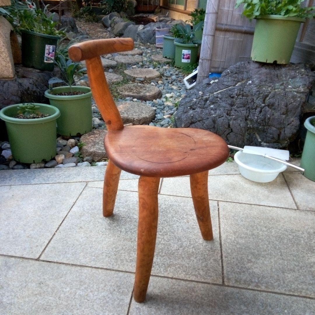 自然木の椅子　ハンドメイド　handmade　手作り　椅子　天然木　自然木