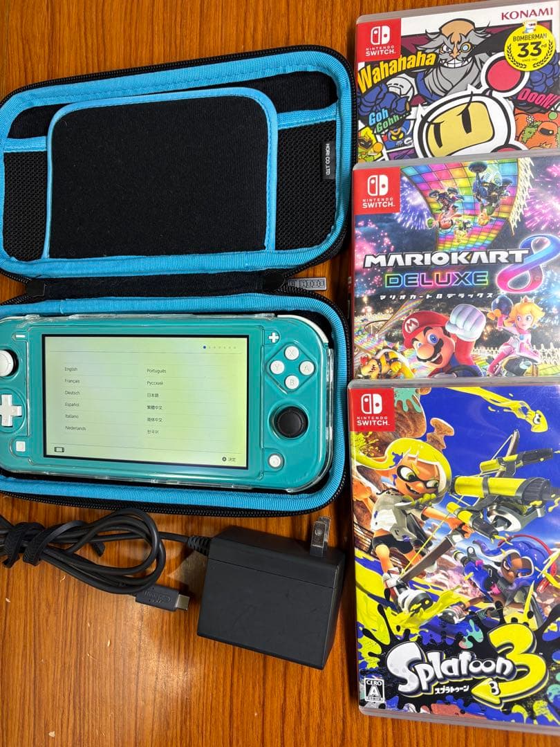 Nintendo Switch Lite ターコイズ 本体 + ゲーム3本