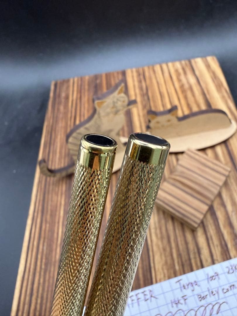 SHEAFFER 万年筆 タルガ 1009 23K張 バーレイ おまけ付