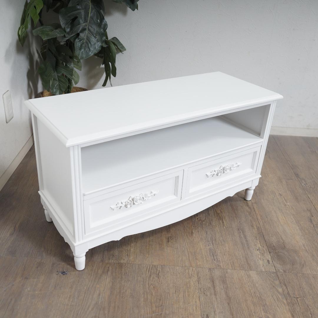 決算セール【新品】アンティーク風 テレビボード　フレンチテイスト