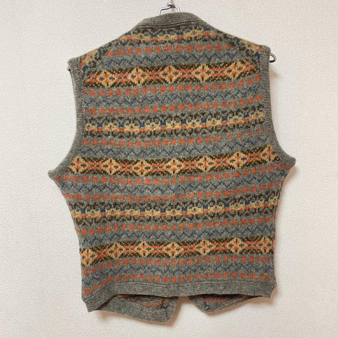 Nigel Cabourn フェアアイル ニットベスト スコットランド製