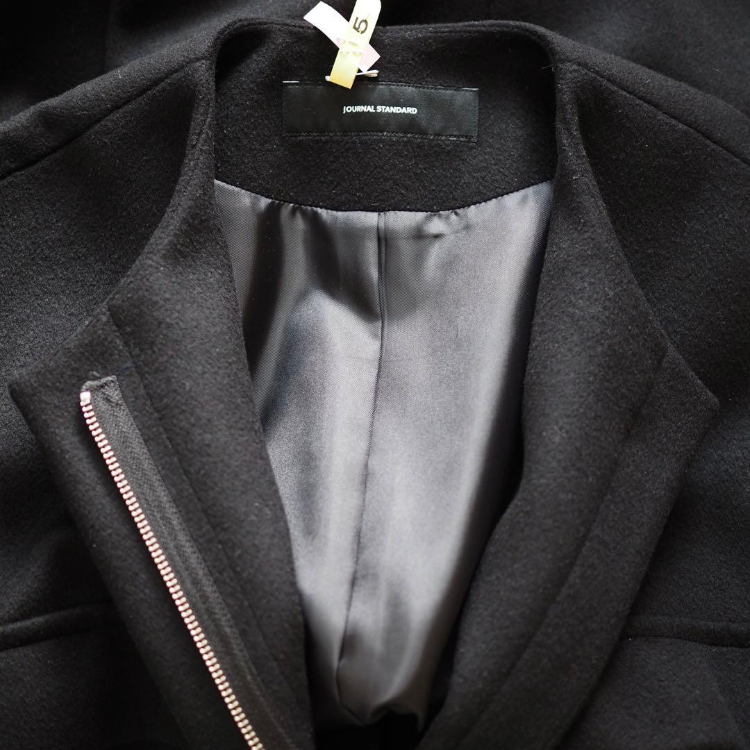 【美品】ジャーナルスタンダード／ビッグポケットショートブルゾン／黒／M