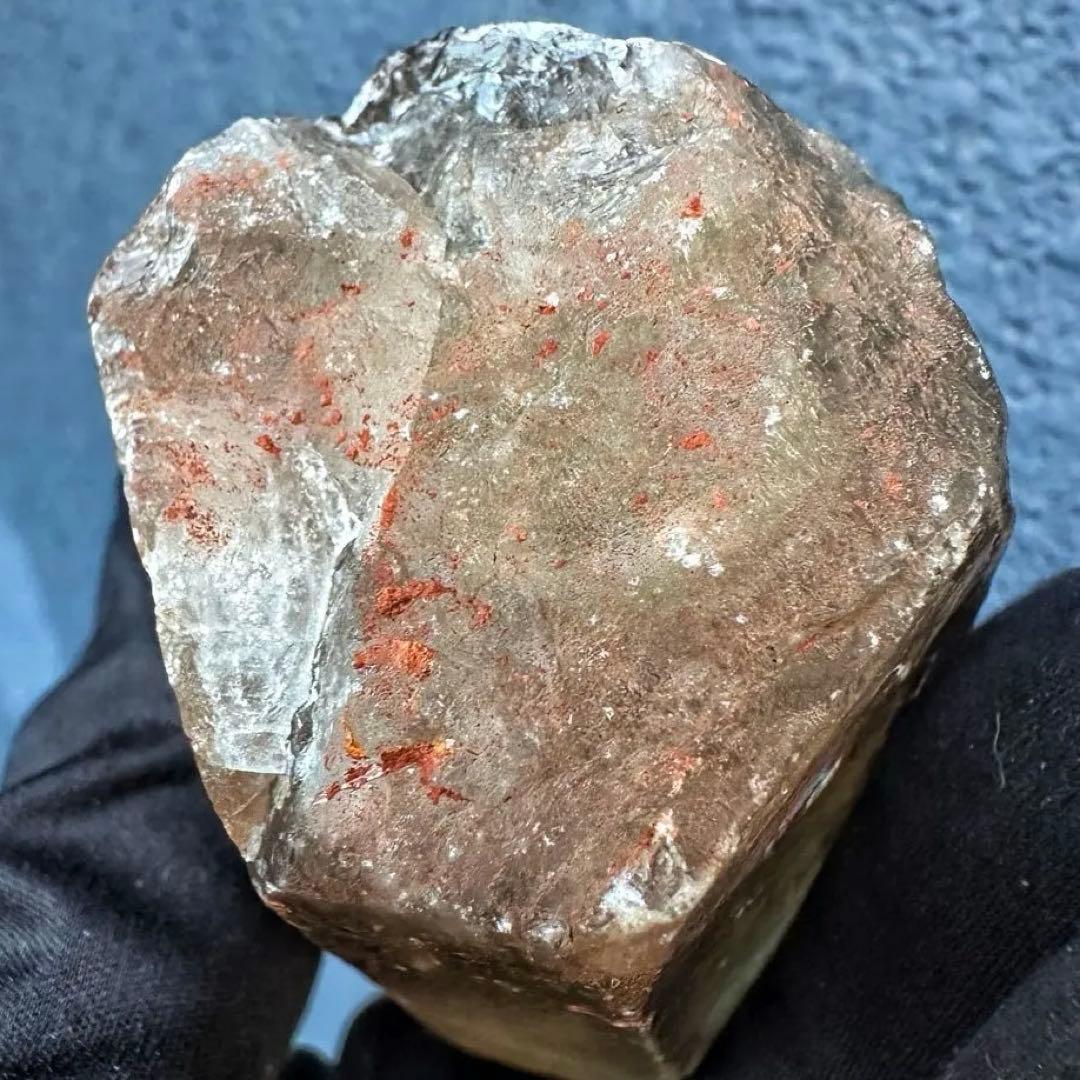 高透明度❗️浄化❗️レインボー☆魔除スモーキーシトリン水晶クラスター天然石A1494