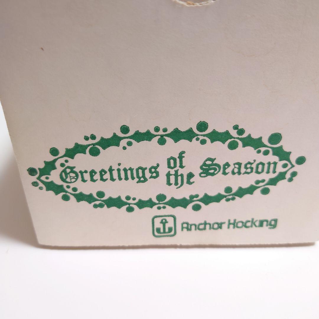 アンカーホッキング【HAPPY HOLIDAY】オーナメント　1978年